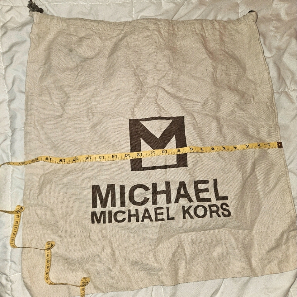 Michael Kors Tan Drawstring Bag 21" X 21" Extra Large Dustbag